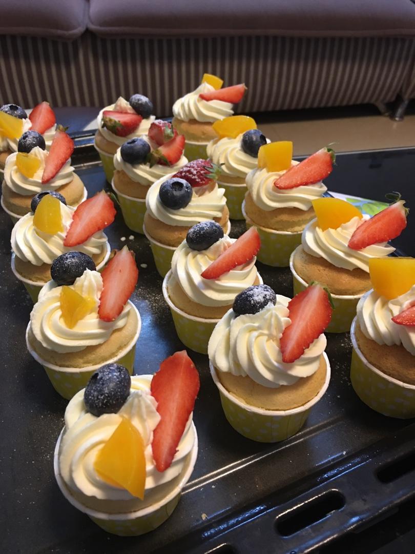 不回缩杯子蛋糕cupcake