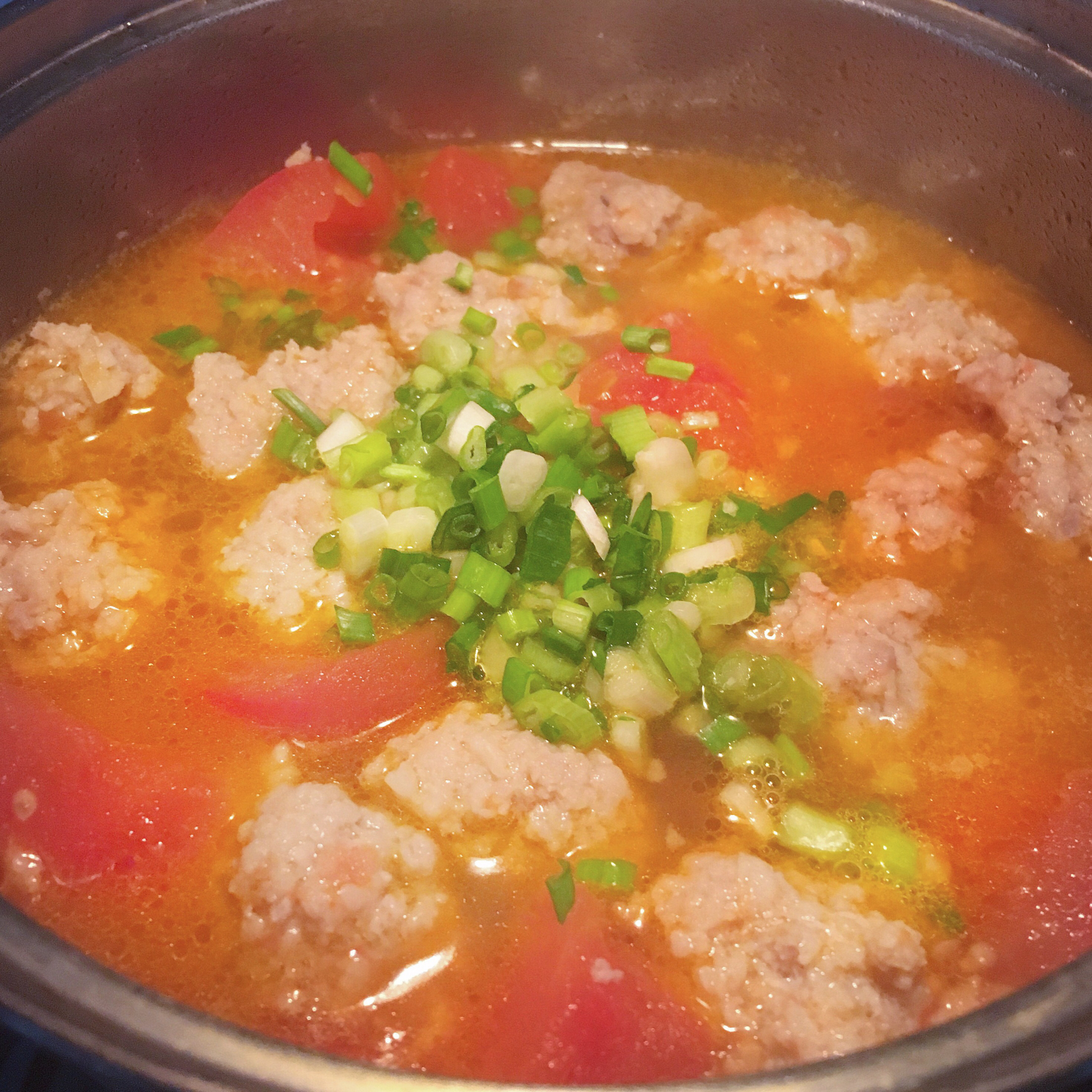 hoosissi做的番茄丸子汤