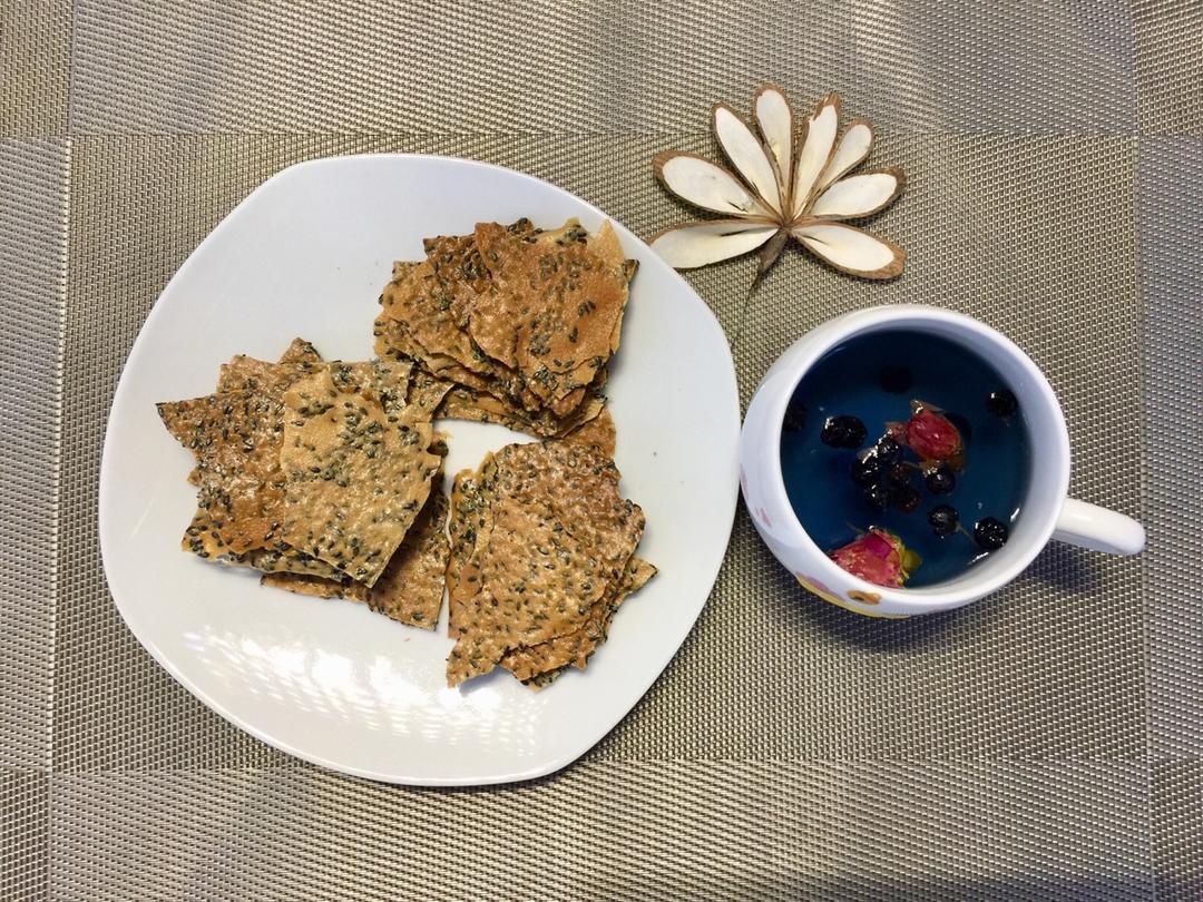 蛋白芝麻薄脆饼干（失败率低的做法）