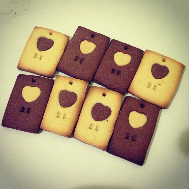 情人节卡片饼干