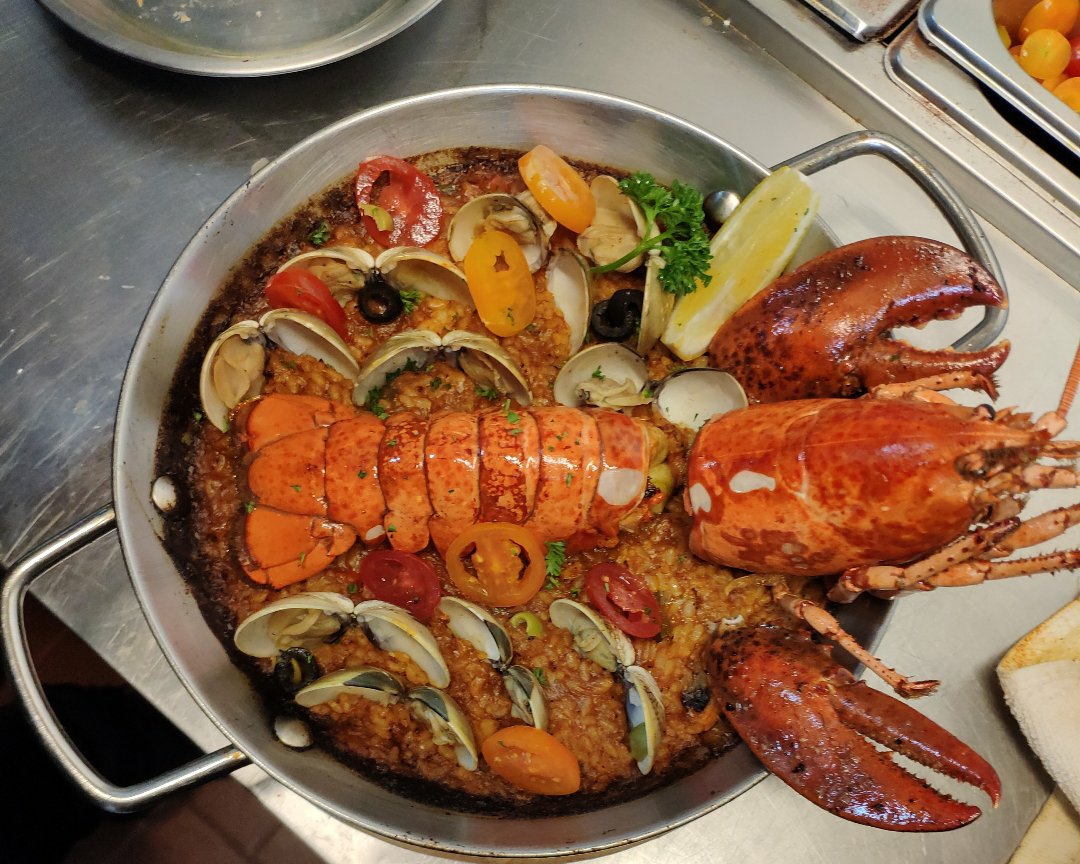 double龙虾海鲜饭的做法
