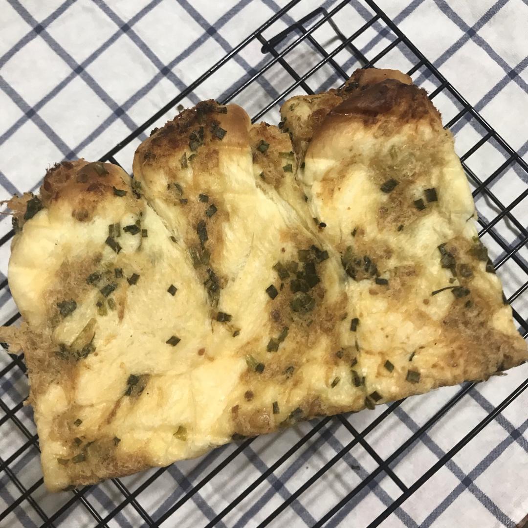 肉松香葱吐司（四种整形手法）