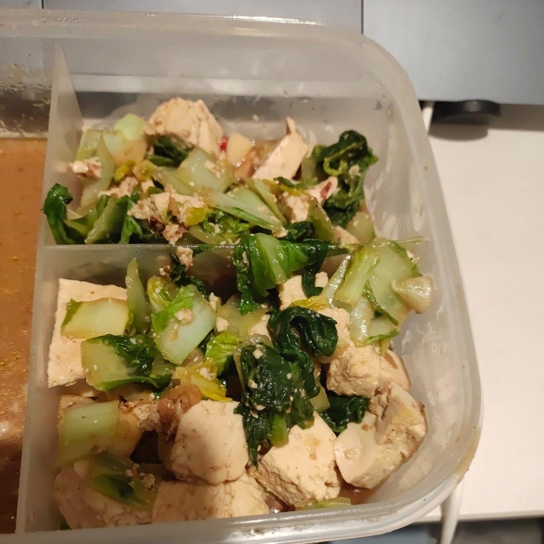 杭白菜烧豆腐