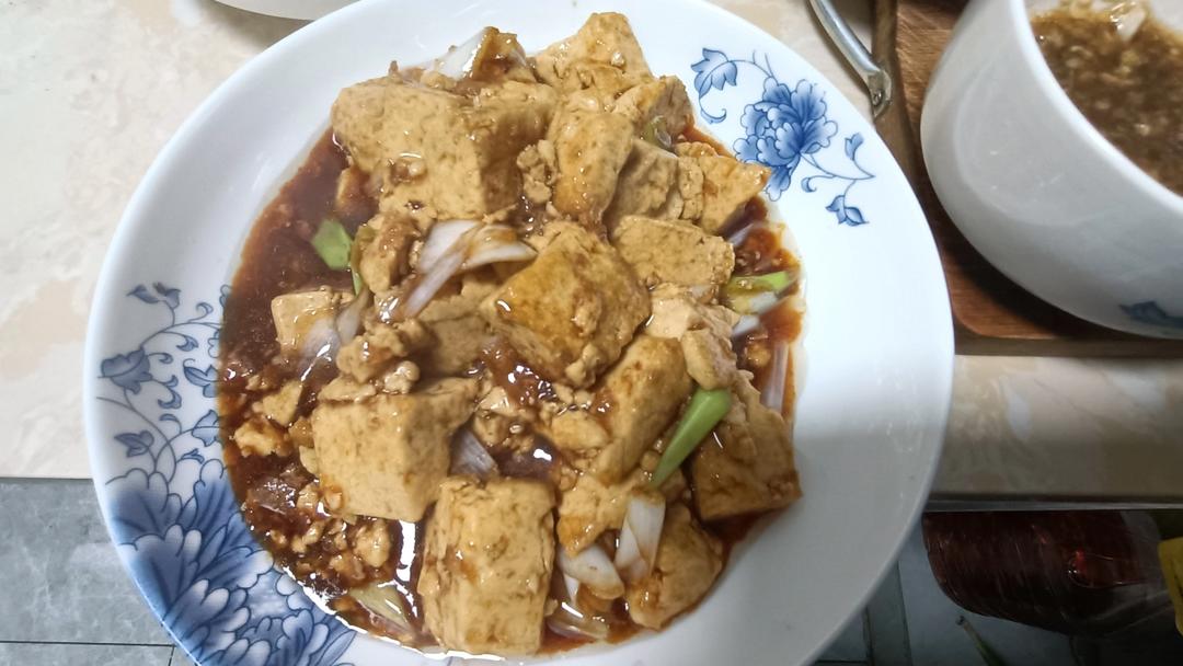 家常葱烧豆腐