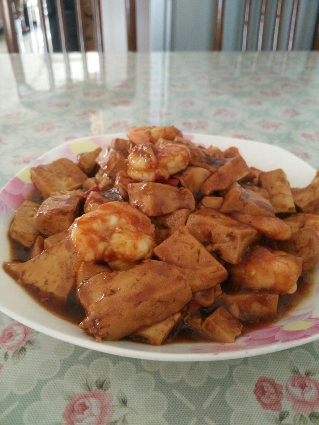 虾仁豆腐