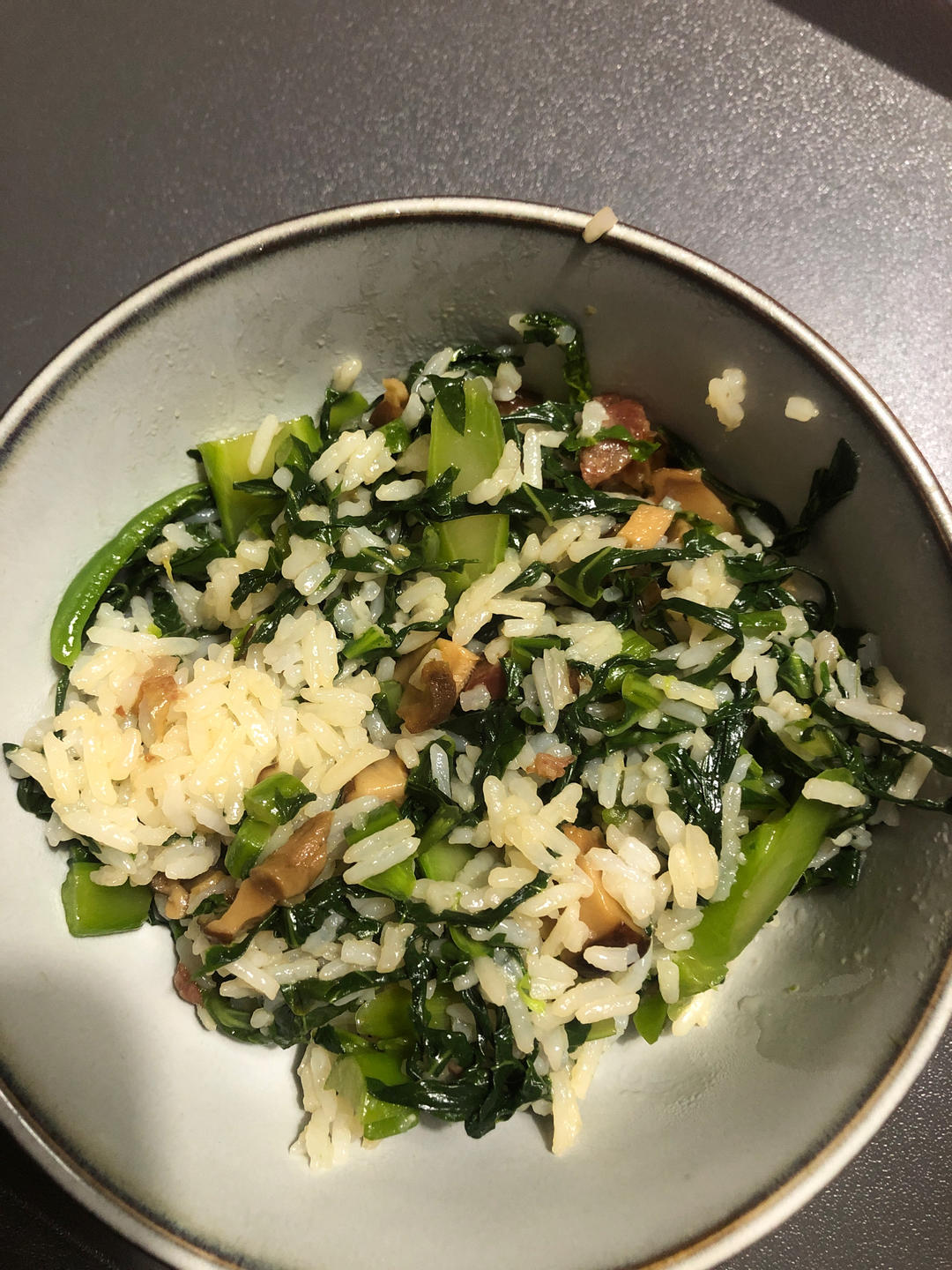 芥蓝炒饭（上班族必备）