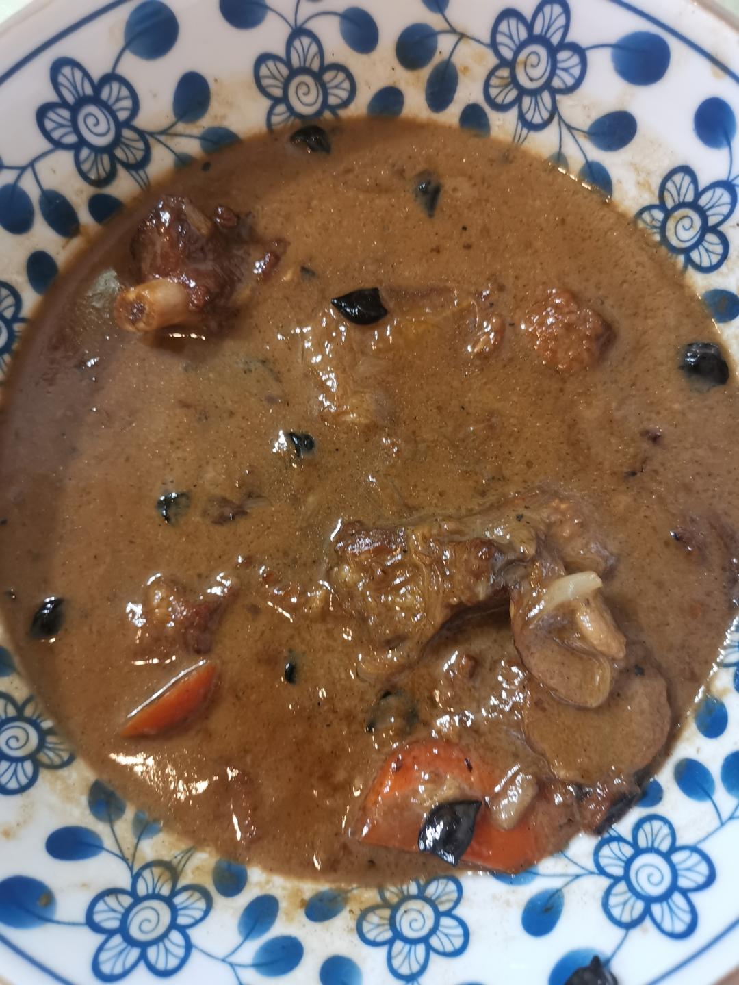 酥而不腻的红烧羊排