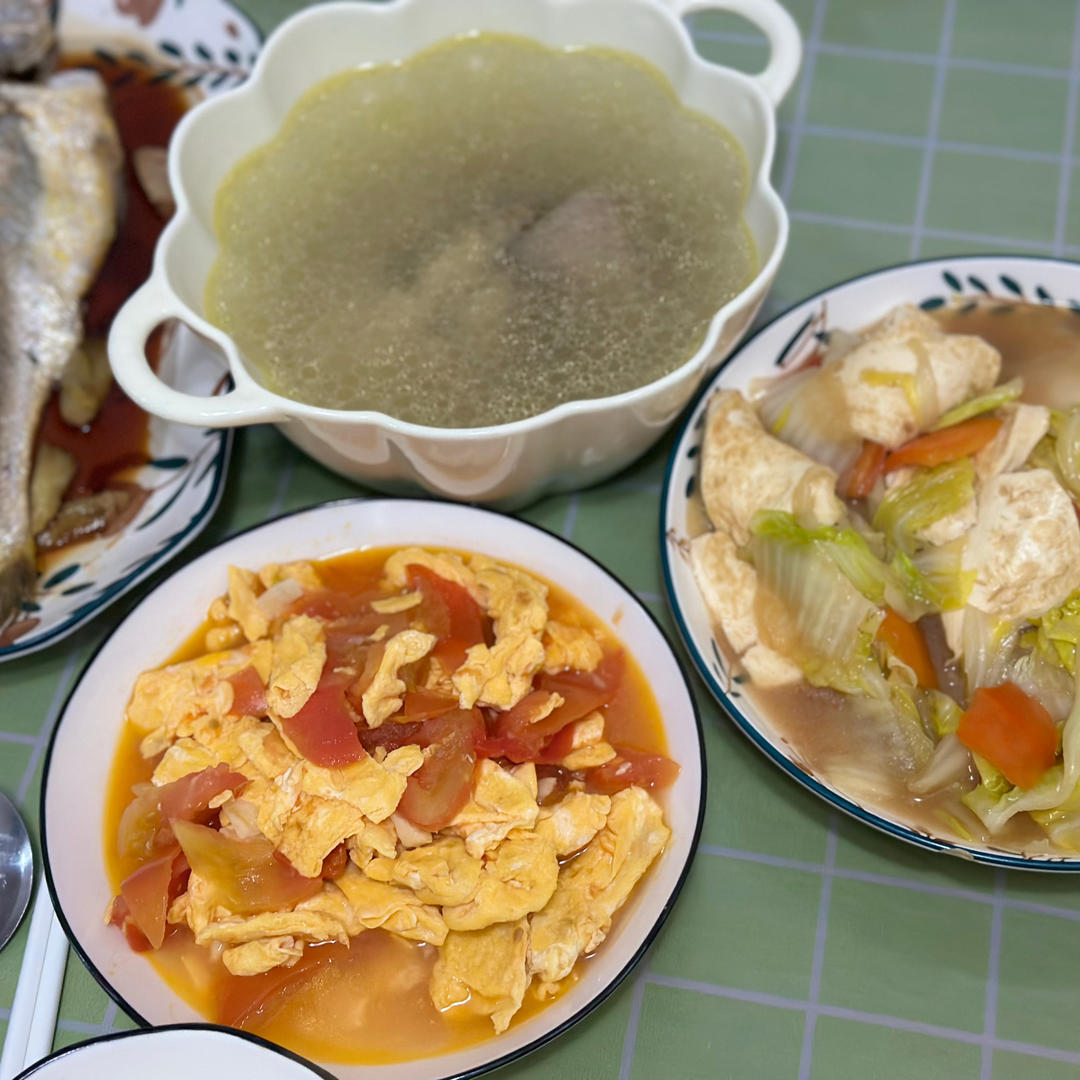 冬季最爱的家常菜！大白菜炖大豆腐或干豆腐