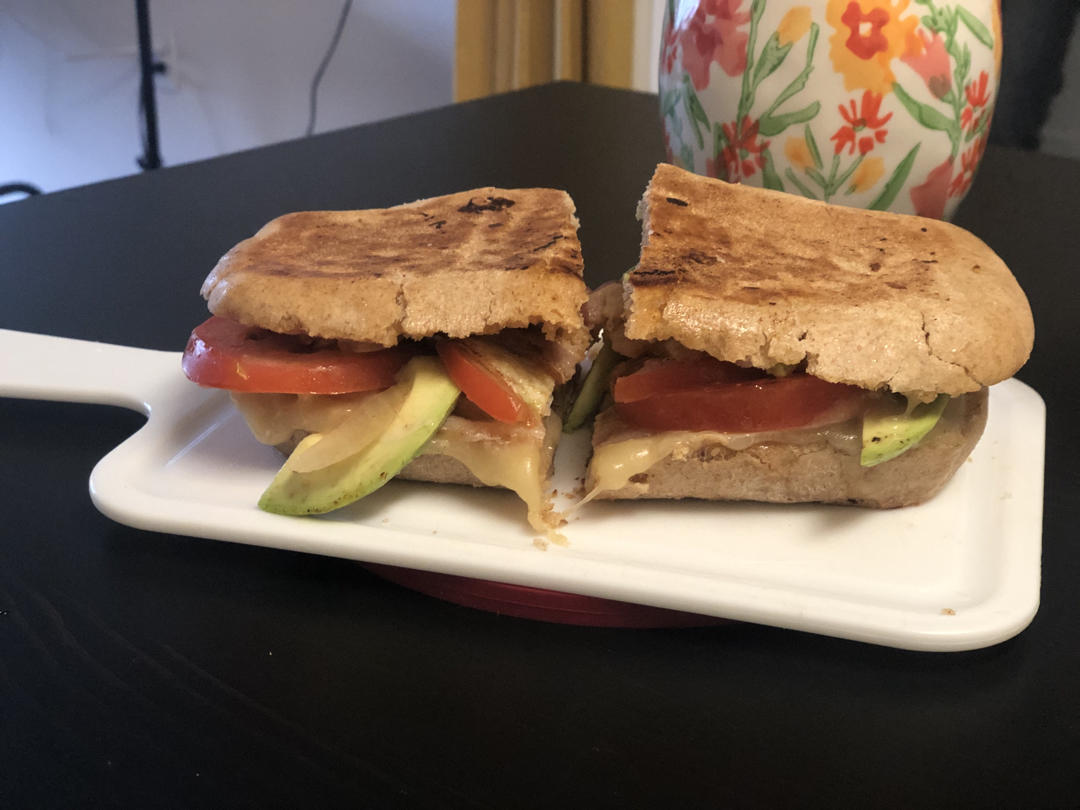 全麦帕尼尼 50%全麦饼胚无糖也可无油