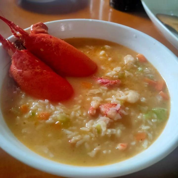 g熊熊love做的龙虾汤泡饭