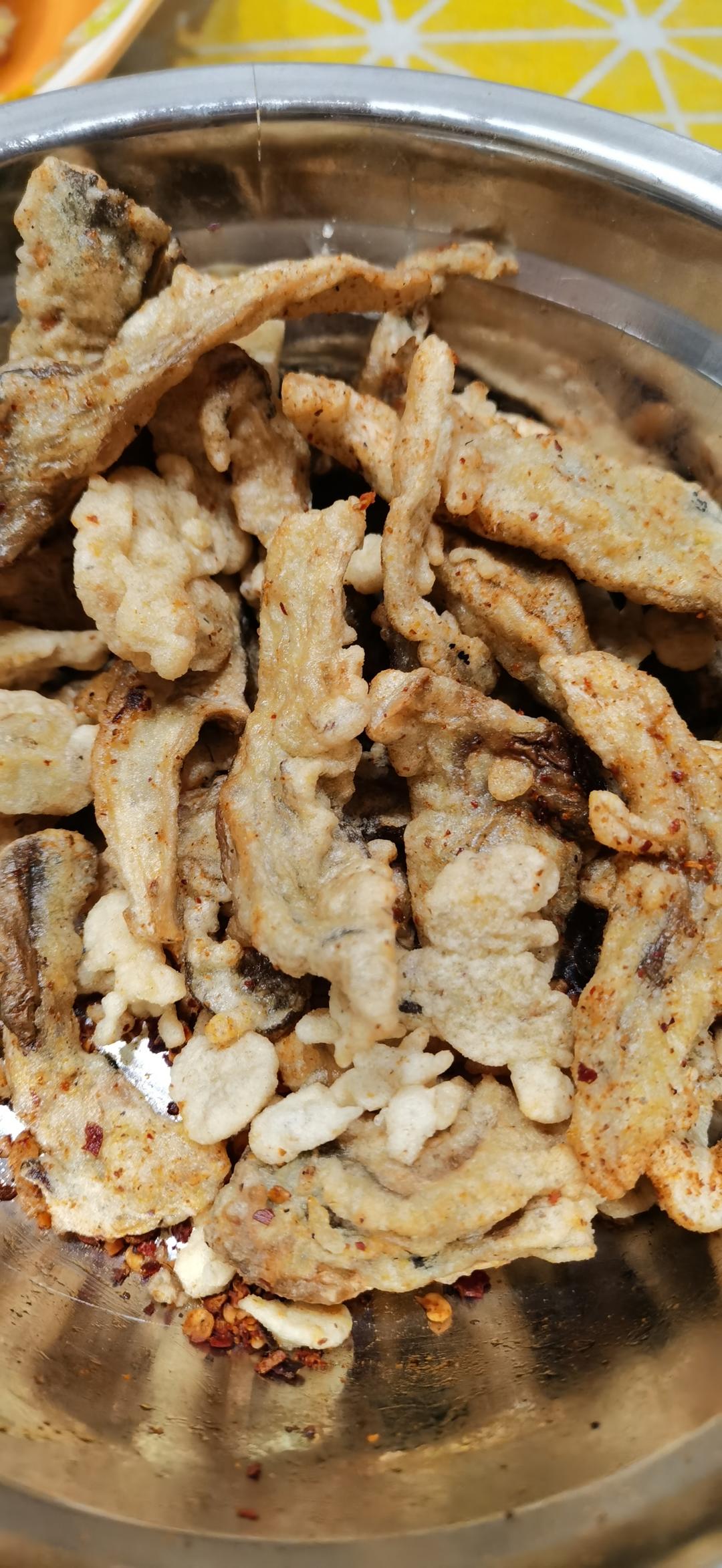 软炸蘑菇（平菇）