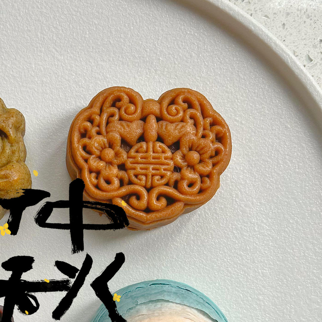 迷你黑糖山楂小月饼㊙️花纹清晰立体不翻车