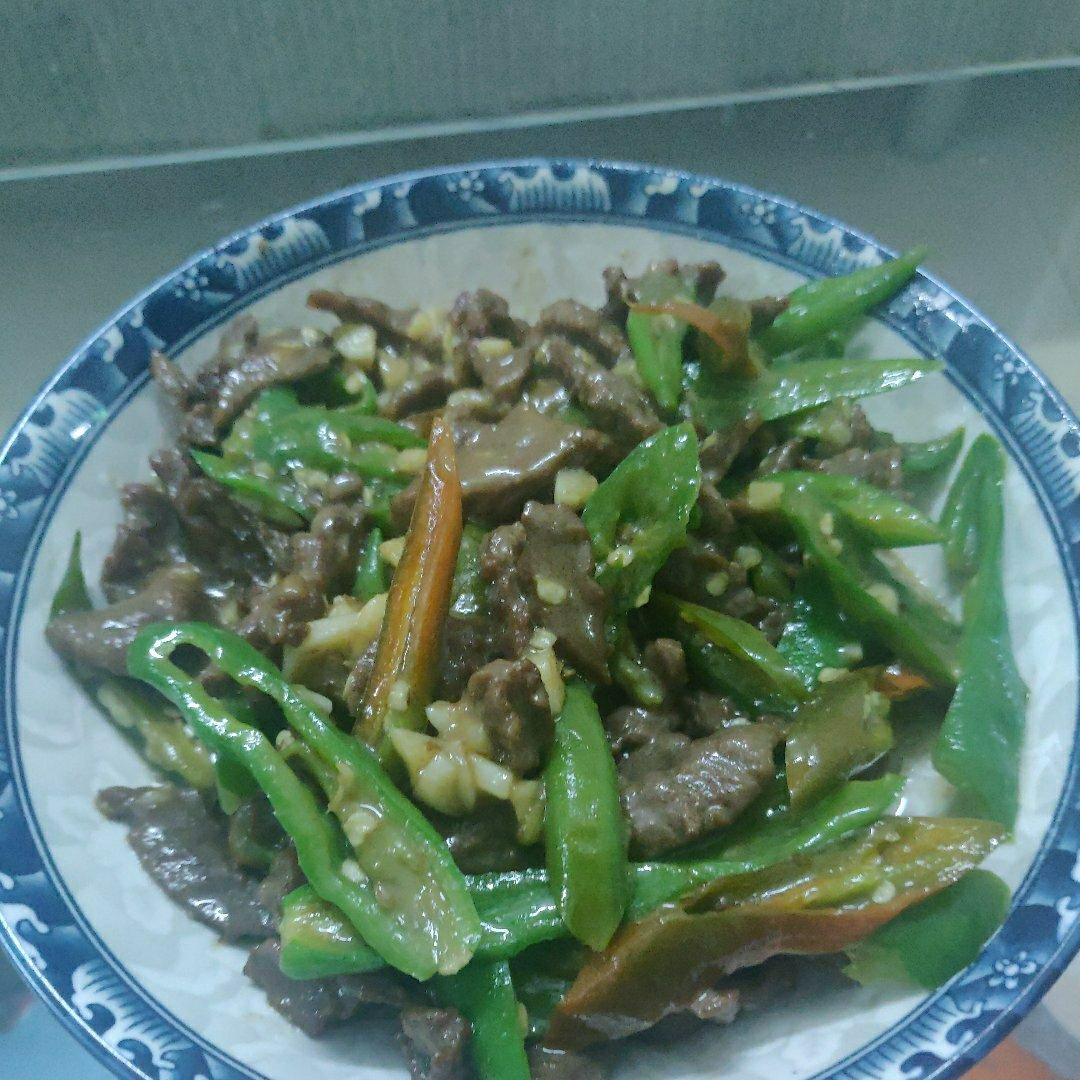 青椒炒牛肉