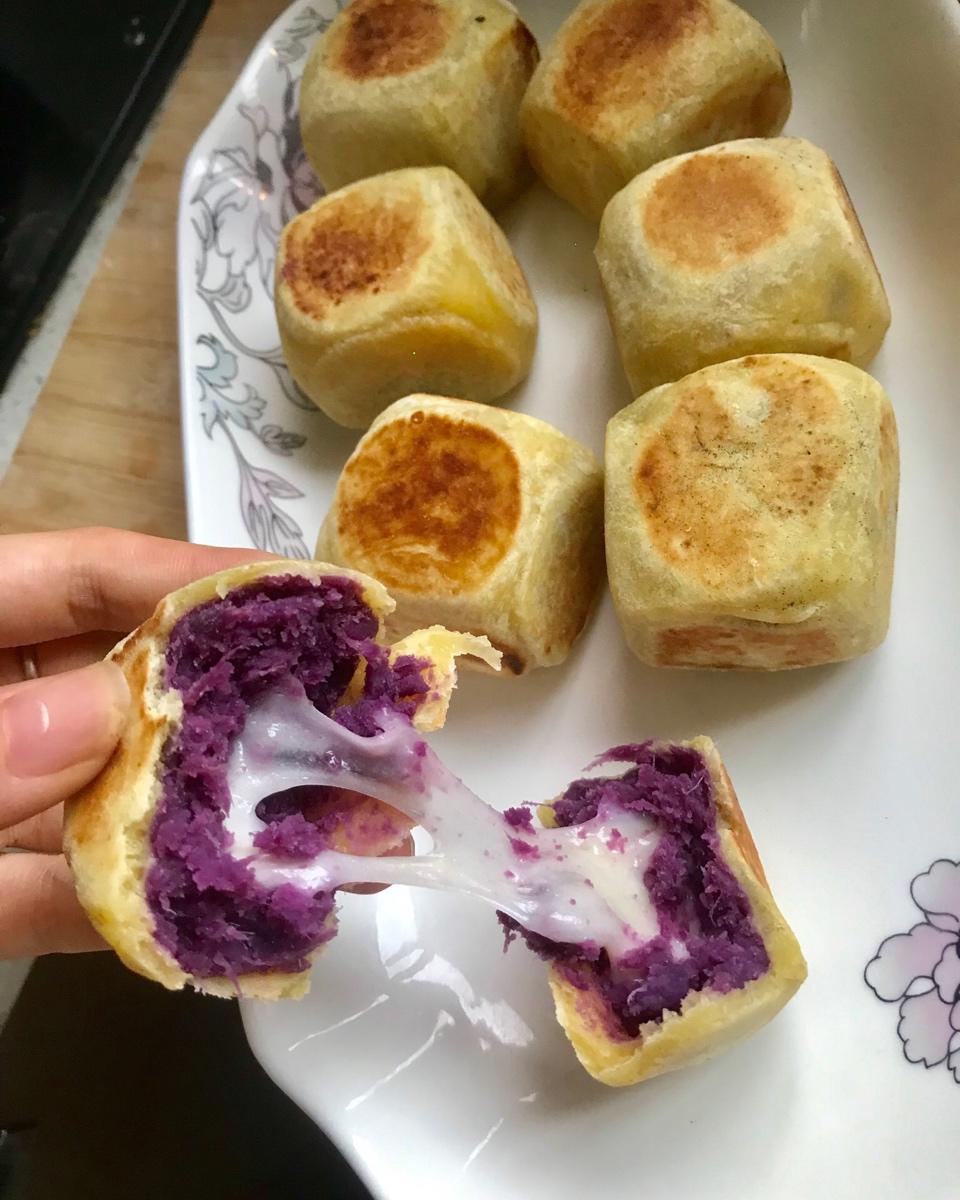 【爆浆紫薯仙豆糕】