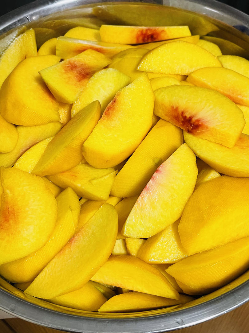 冰糖黄桃罐头（附常温保存方法）