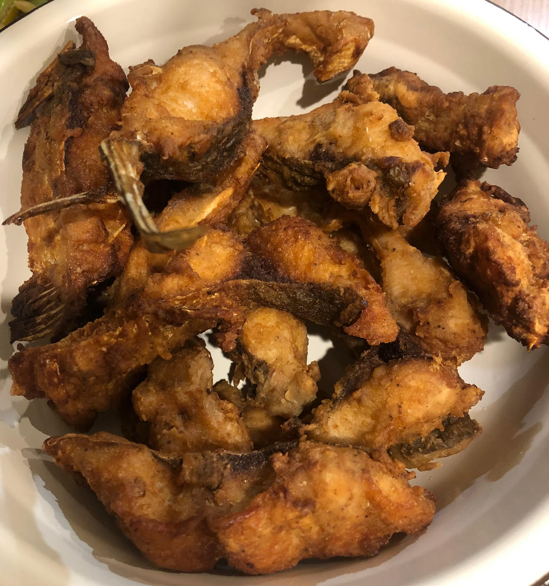 香酥炸鱼块＋红烧鱼块