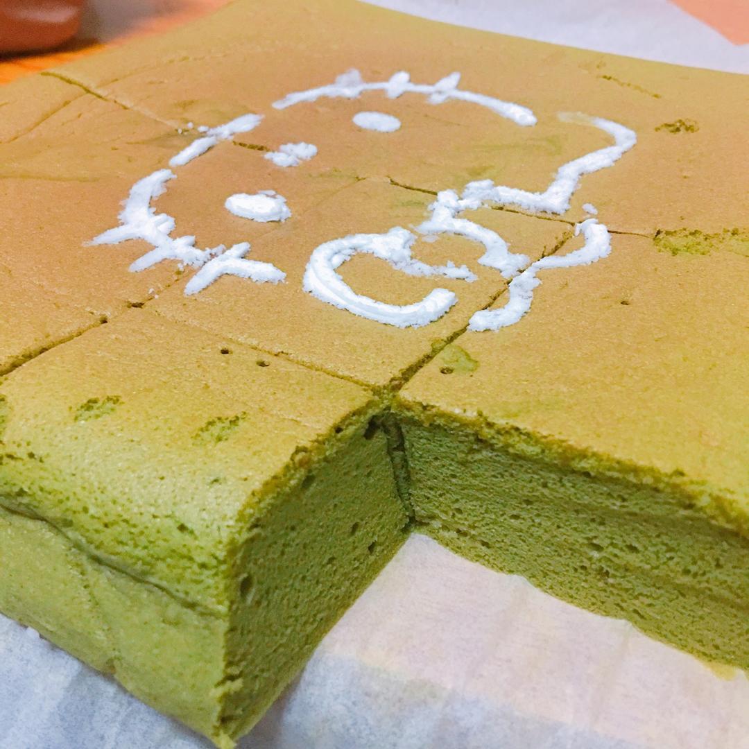 抹茶蜜豆蛋糕卷