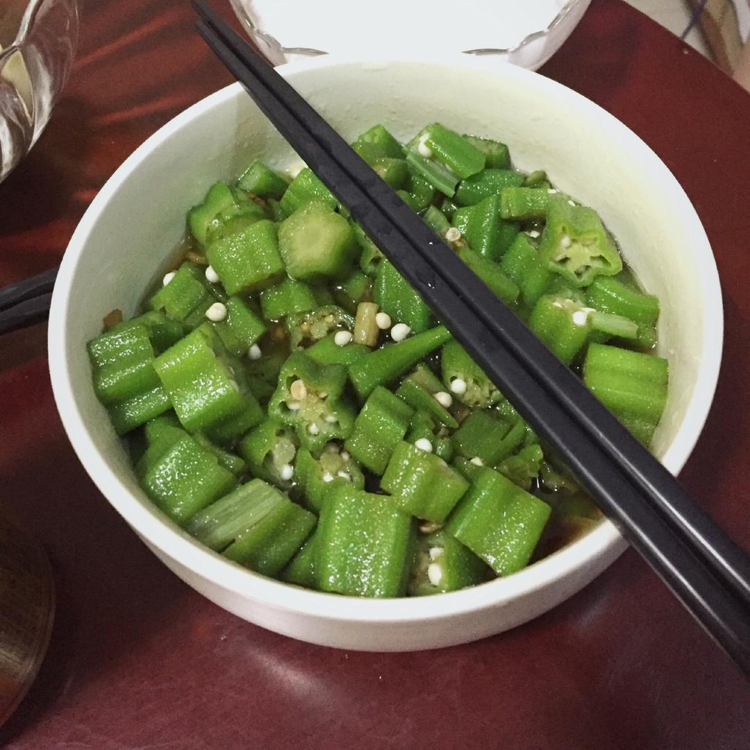 【白灼秋葵】清爽简单