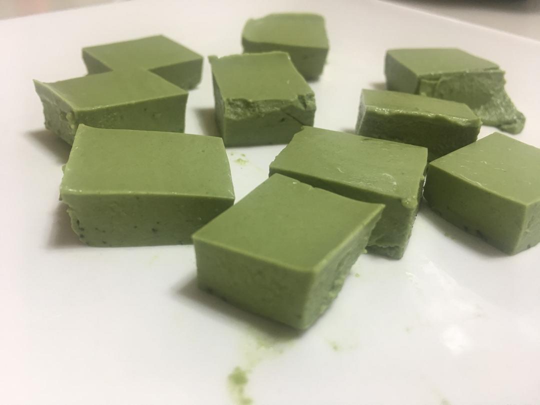 抹茶奶冻