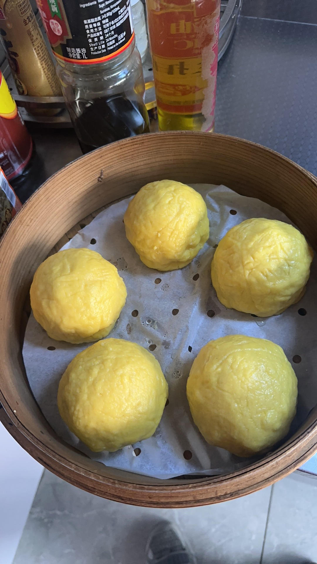 不加白面的纯玉米面发糕（奶香版）