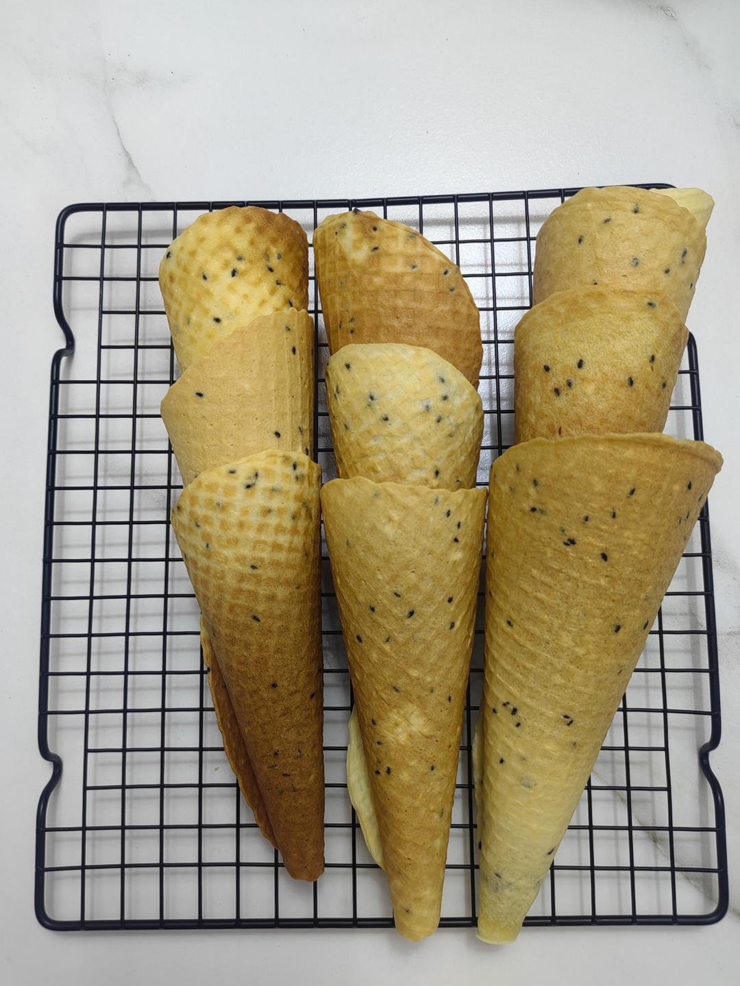 鸡蛋卷 脆皮蛋筒 冰淇淋绝配脆脆脆 无黄油不打发材料简单