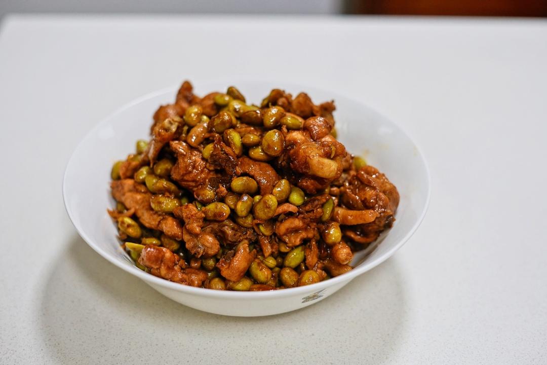 毛豆烧鸡