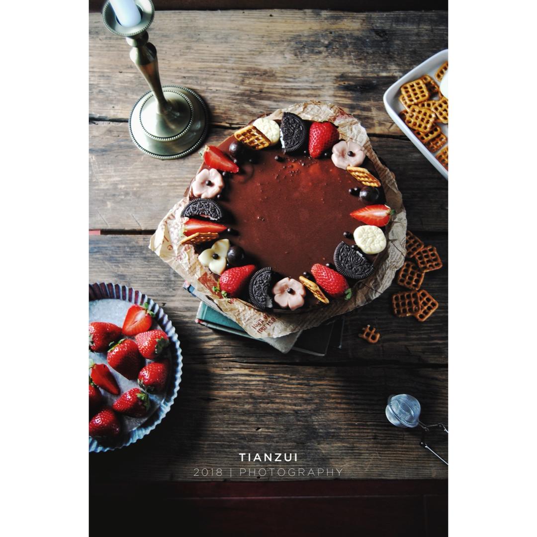 黑白巧克力慕斯蛋糕