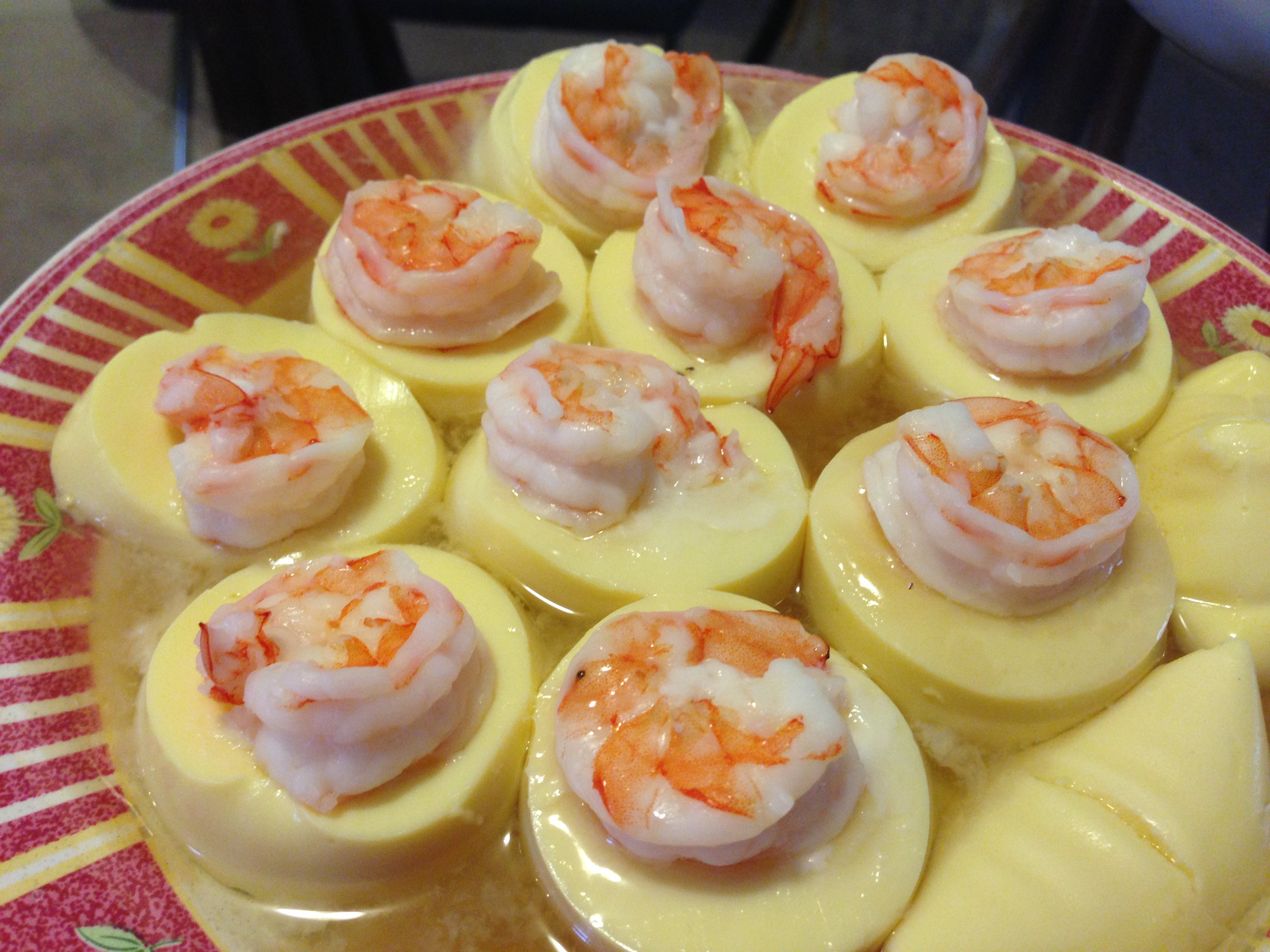 日本豆腐蒸虾仁