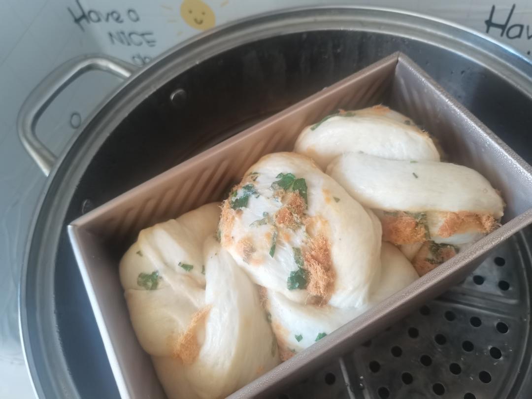 肉松香葱吐司（四种整形手法）