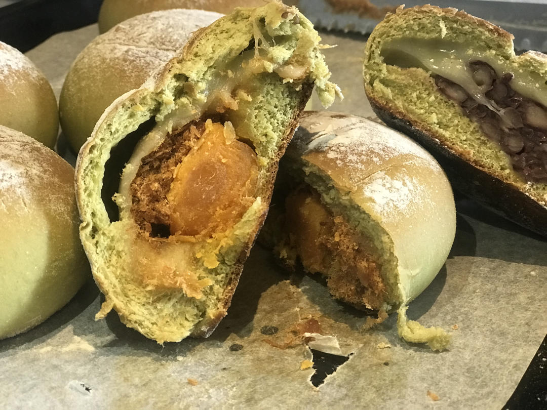 抹茶欧包