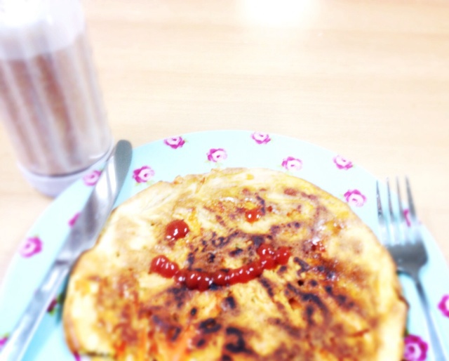 胡萝卜鸡蛋饼