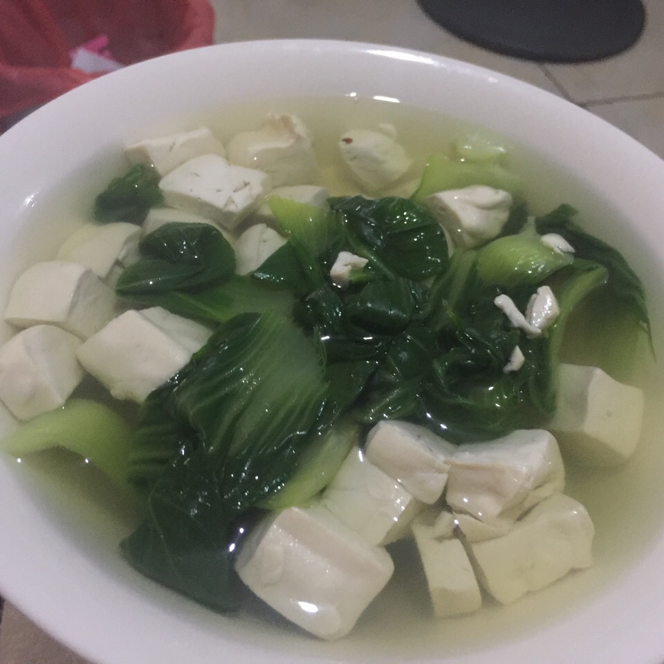 青菜豆腐汤