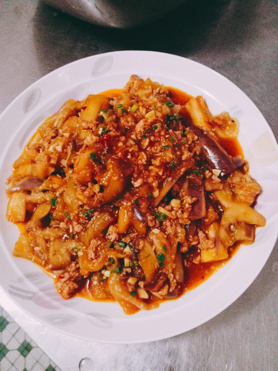 肉沫茄子（家庭无油炸版）