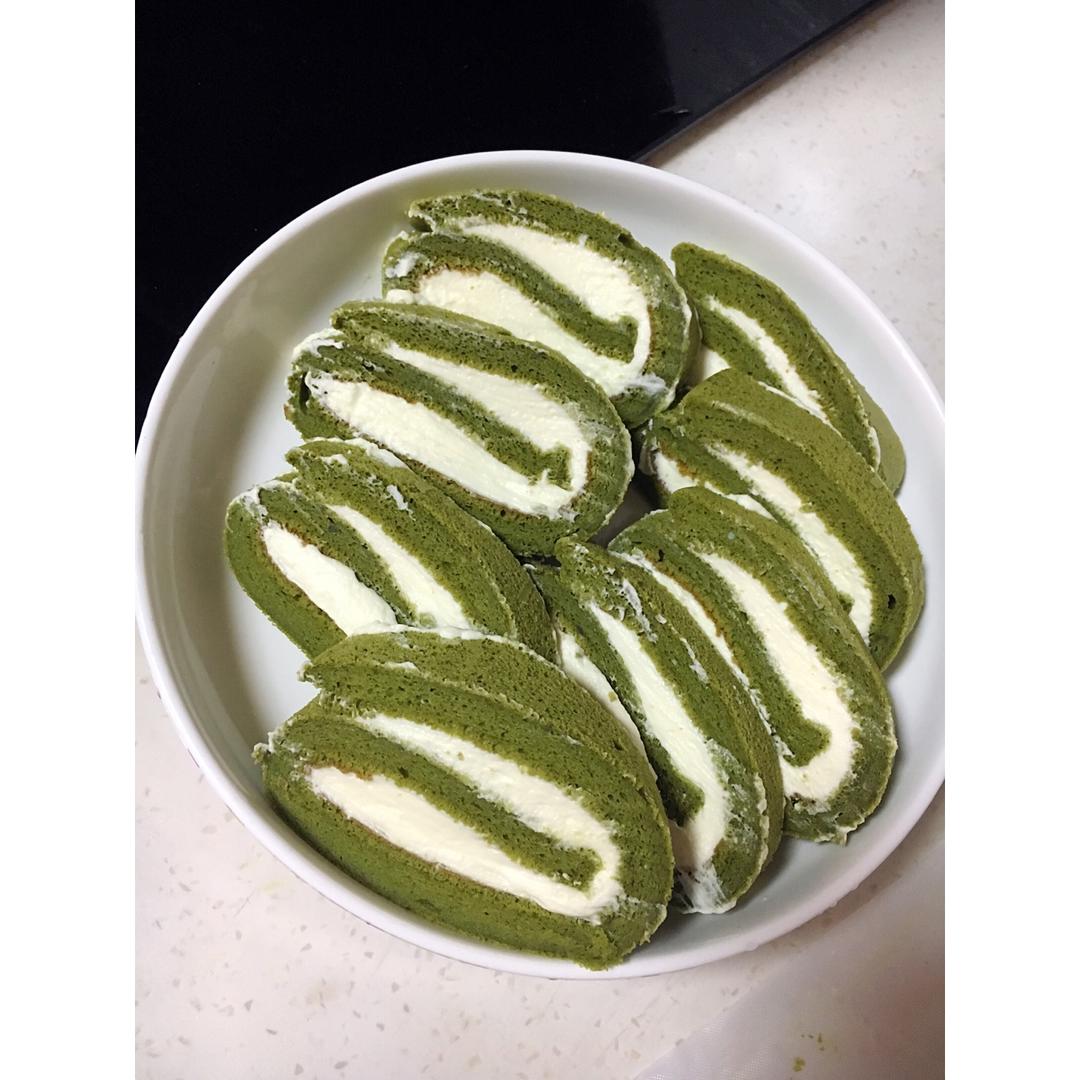 烫面抹茶蛋糕卷（卷不易裂）
