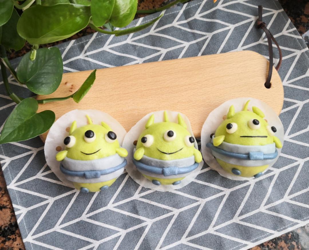 玩具总动员外星三眼仔Alien卡通馒头