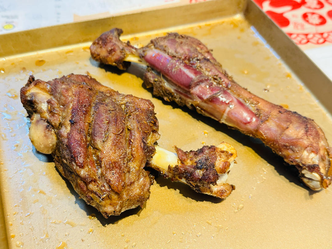烤羊腿