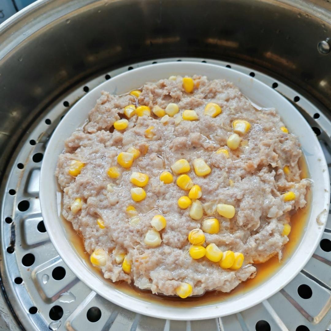 孩子爱吃的蒸肉饼