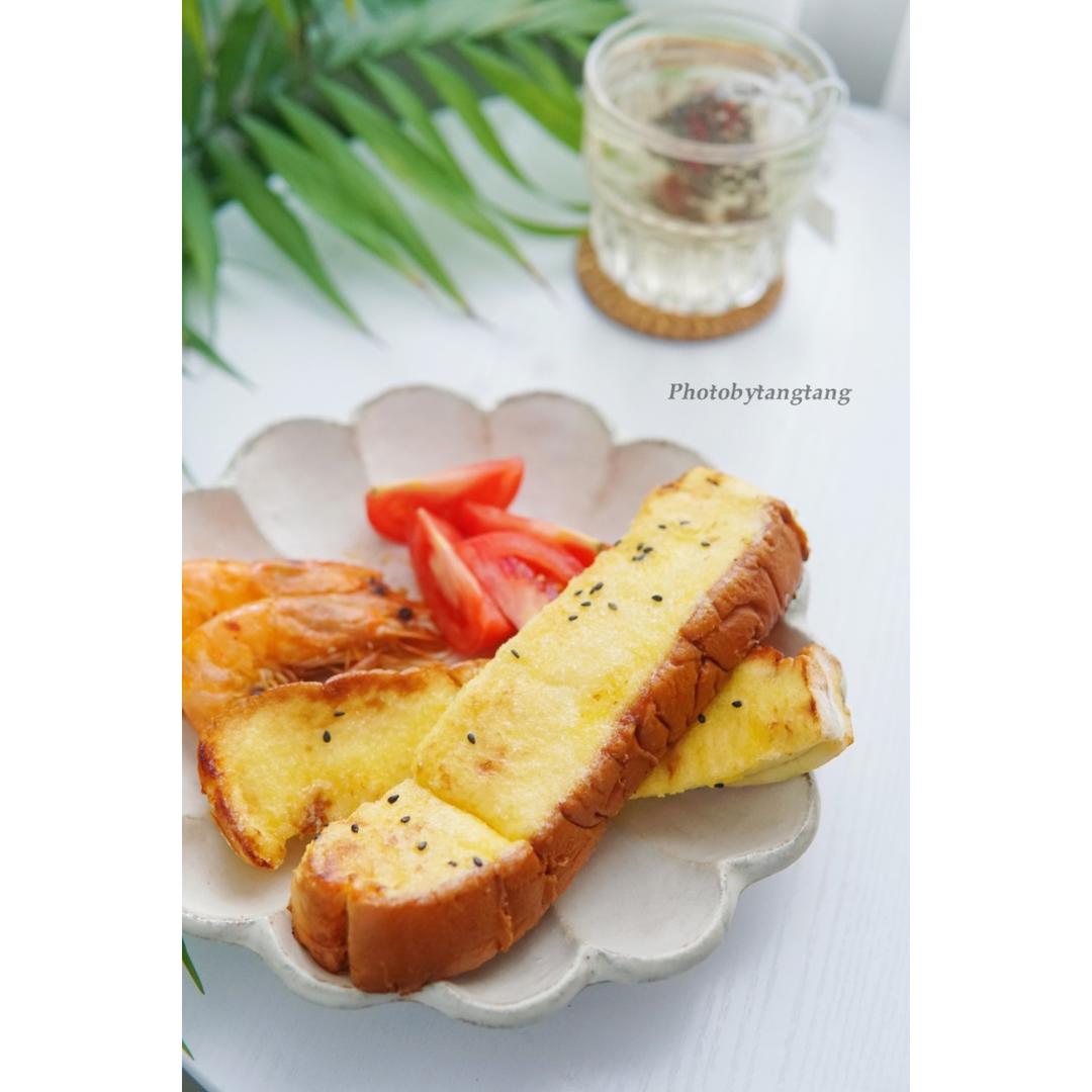 蜂蜜黄油烤吐司「空气炸锅」🍞超快手简单小甜品