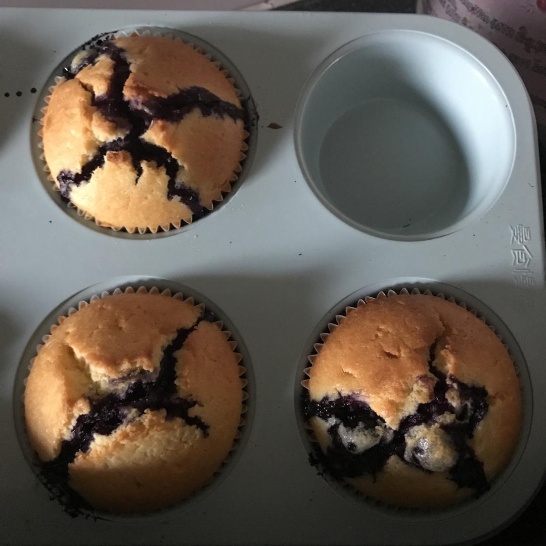 蓝莓玛芬蛋糕 Blueberry Muffin