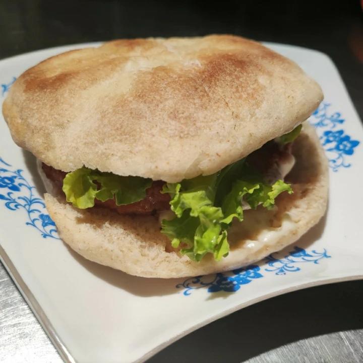 猪排汉堡包