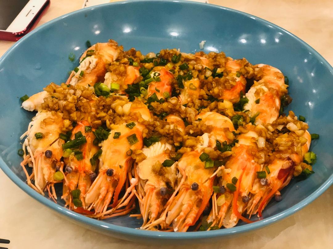 粉丝蒜蓉开背虾