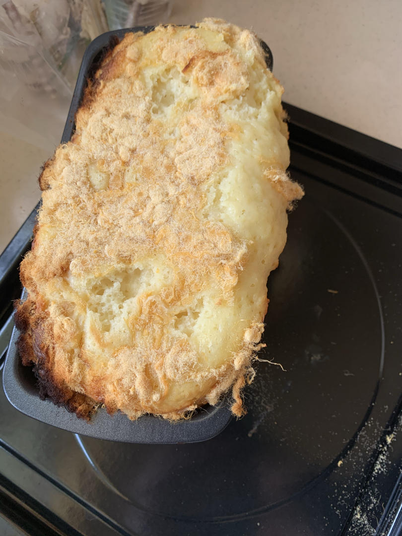 减脂食谱33｜全麦芝士肉松大贝·快手免打发