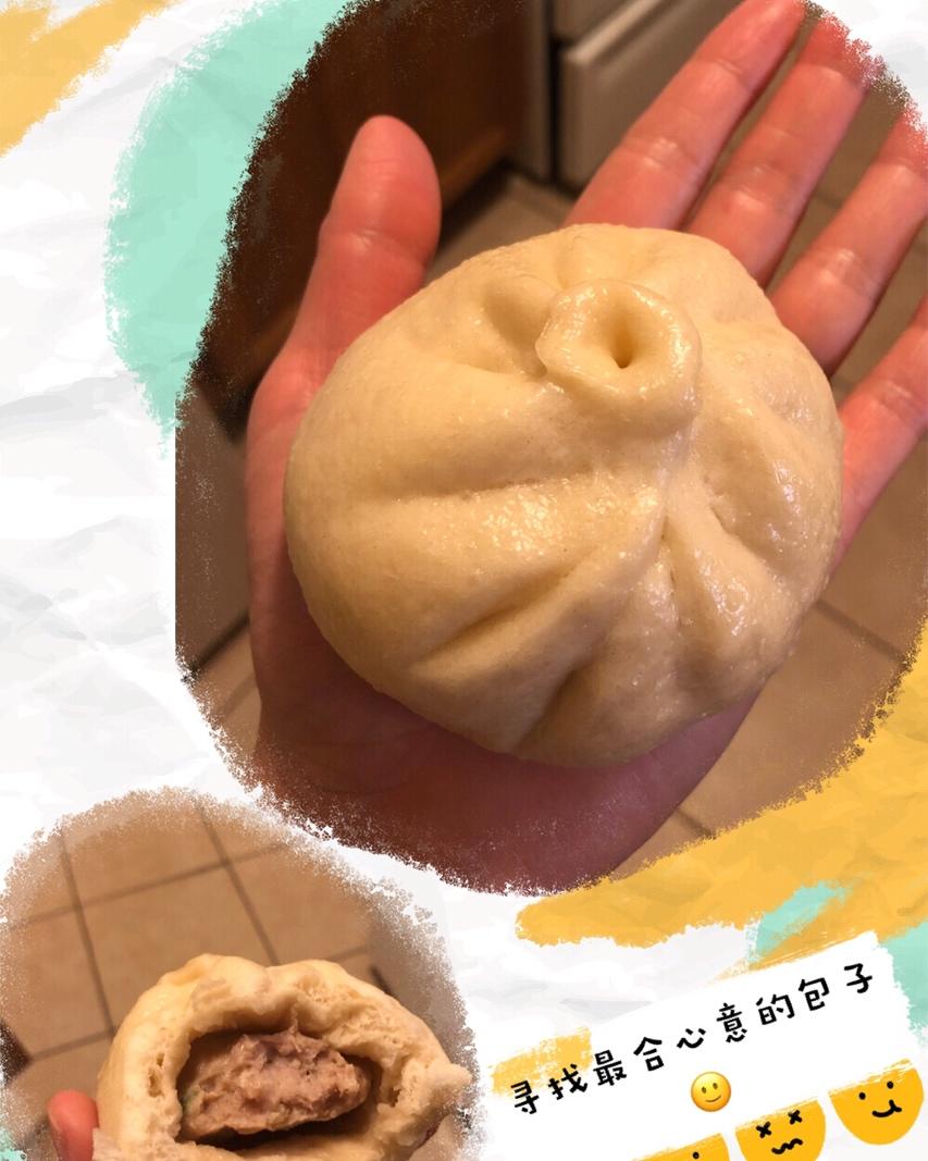 松软多汁的肉包子
