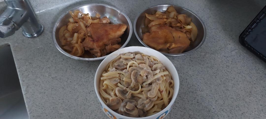 卡邦尼蘑菇意粉