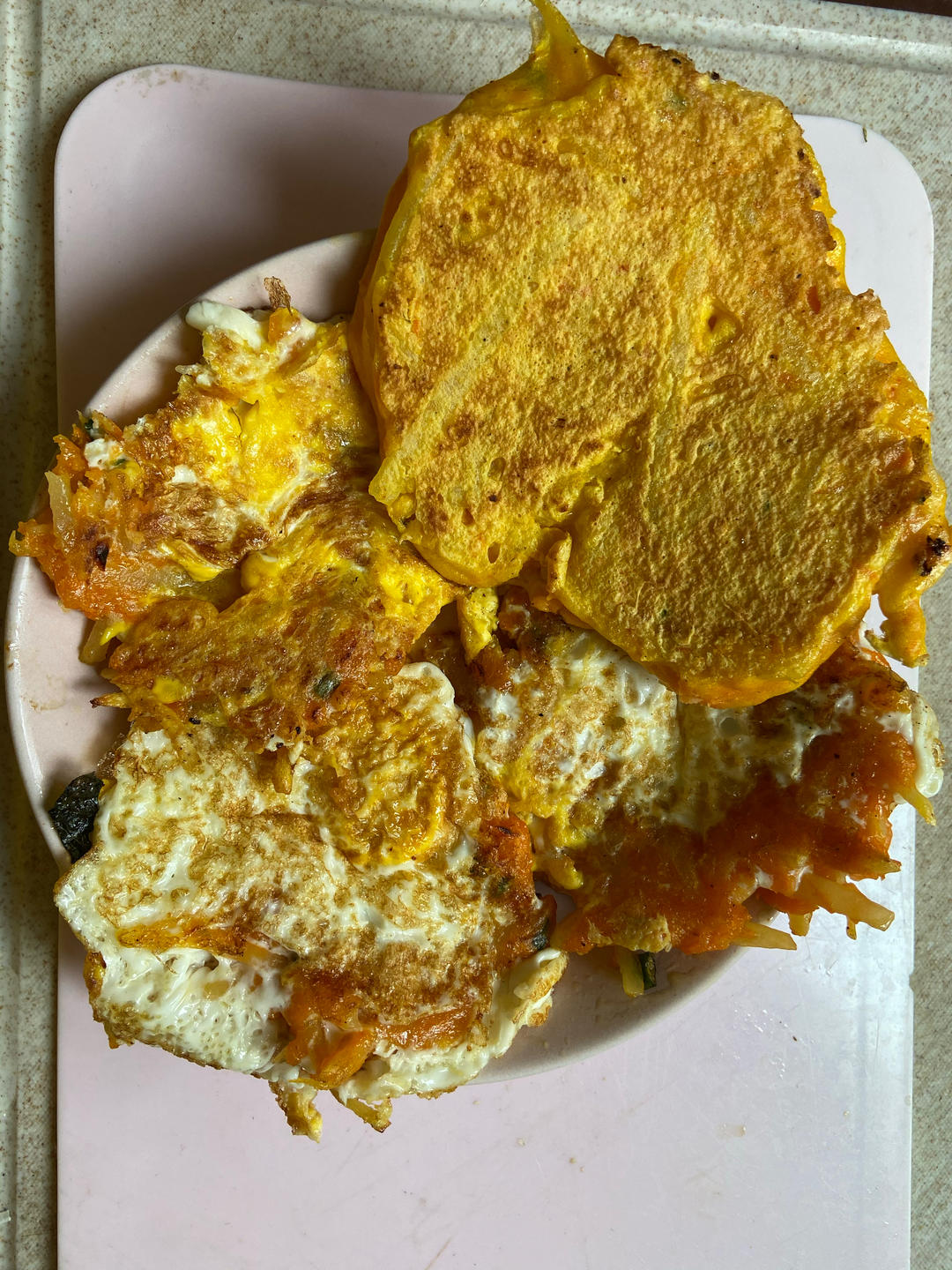 小吃糕点-蔬菜鸡蛋饼