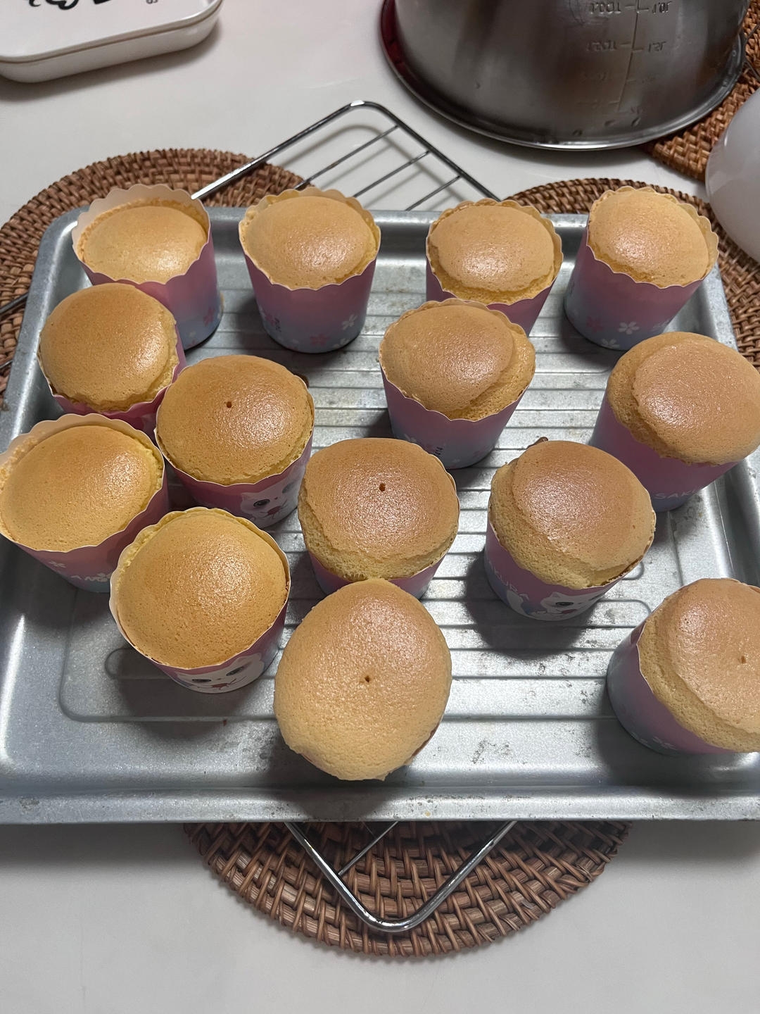 一次成功纸杯蛋糕  8英寸杯的量
