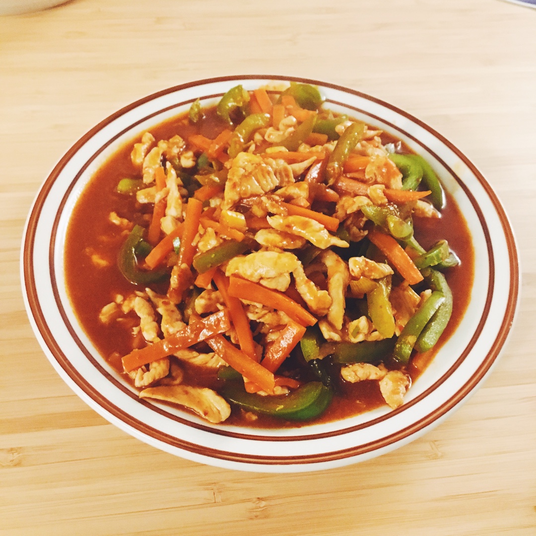 鱼香鸡丝