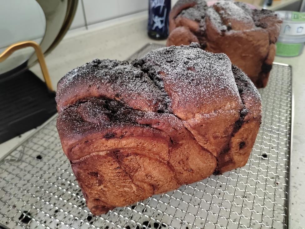 雪山巧克力吐司（巧克力奥利奥吐司面包）