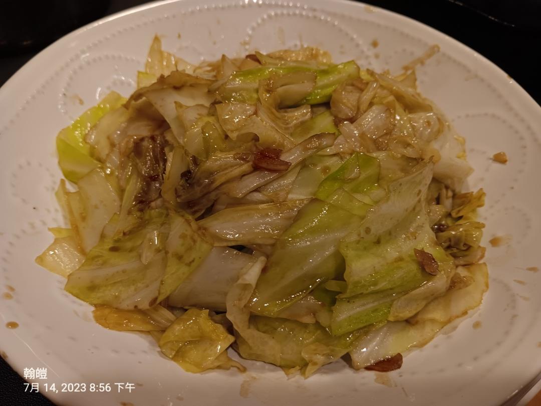 爆炒包菜