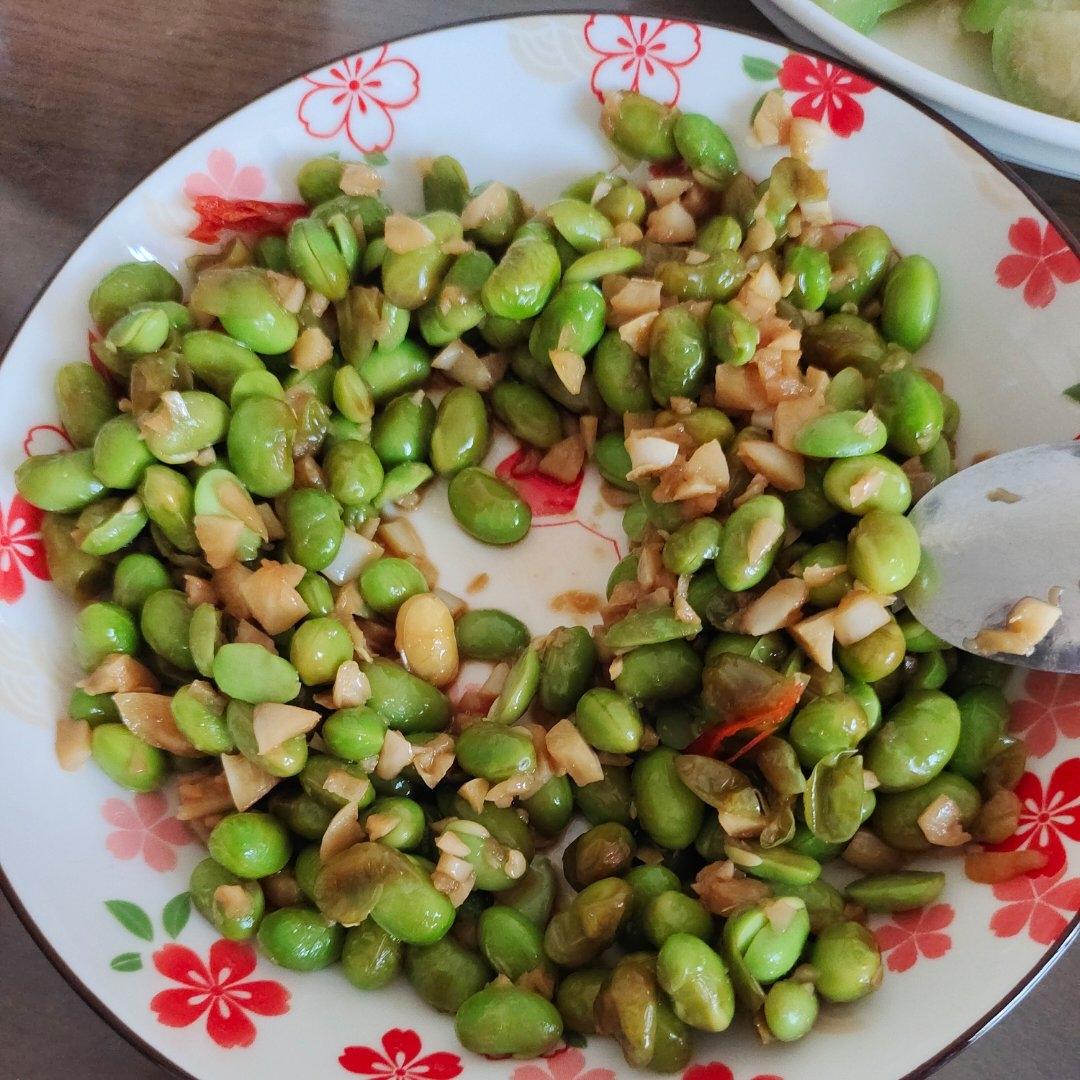 爆炒蒜泥毛豆子超级简单的做法💯好吃